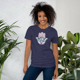 Hand Illustrated Spiritual Hamsa T-shirt (Large Hamsa)