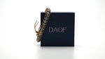 Bead Bracelet Kiwi Stone for a Gift Beaded Wrap Unisex Casual Nature Boho Style