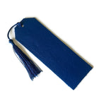 Alumni Blue Leather Bookmark