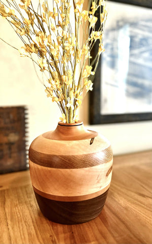 Bud Vase - Walnut, Cherry, Pecan, Maple & White Oak