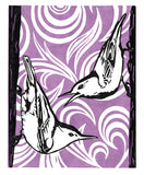 Nuthatches Linocut Print