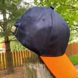Orange and Blue Bill Cap