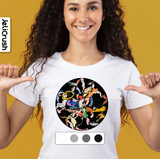 Abstract Art "Integration" Celebrating Diversity T-shirt