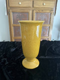 Vintage Haeger Gold Ceramic Vase