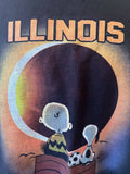 Illinois Solar Eclipse 3XL T Shirt Featuring Charlie Brown and Snoopy